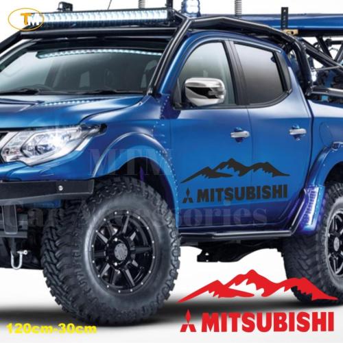 Mitsubishi Dağ Off Road Oto Sticker 1 Adet