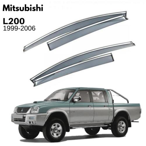 Mitsubishi L200 Krom Çıtalı Cam Rüzgarlığı 1999-2006