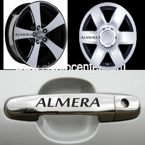 Nissan Almera Kapı Kolu Jant Sticker (10 Adet)