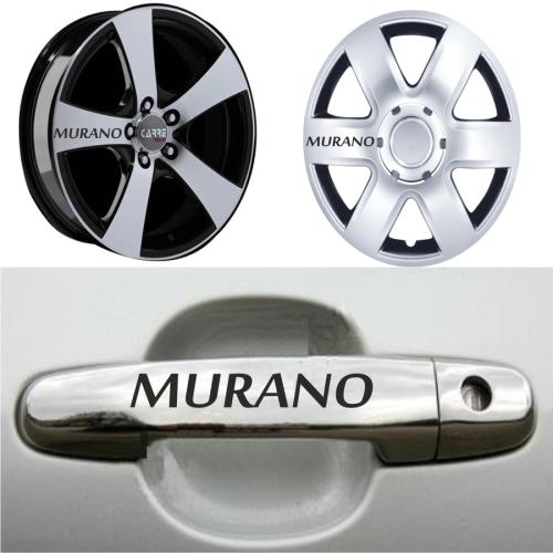 Nissan Murano Kapı Kolu Jant Sticker (10 Adet)