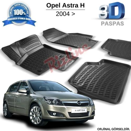 Opel Astra H Hb 3D Havuzlu Paspas