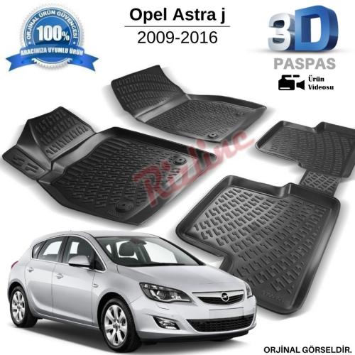 Opel Astra J HB 3D Havuzlu Paspas 2009-2016