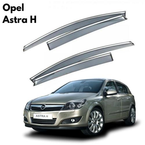Opel Astra H Sedan Krom Çıtalı Cam Rüzgarlığı