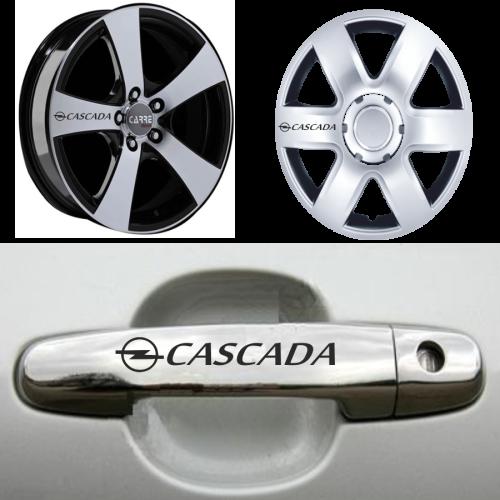 Opel Cascada Kapı Kolu Jant Sticker (10 Adet)