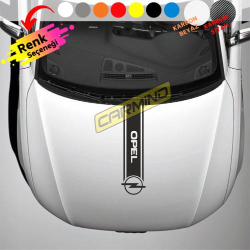 Opel Kaput Şerit Sticker