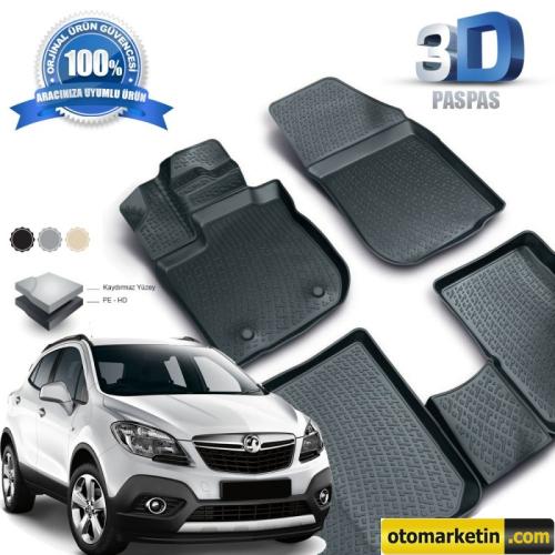 Opel Mokka 3D Havuzlu Paspas 2012-2020