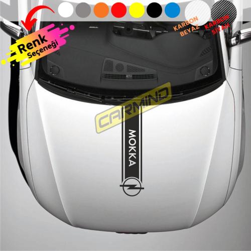 Opel Mokka Kaput Şerit Sticker