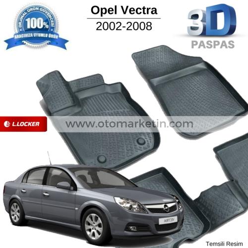 Opel Vectra 3D Havuzlu Paspas 2002-2008