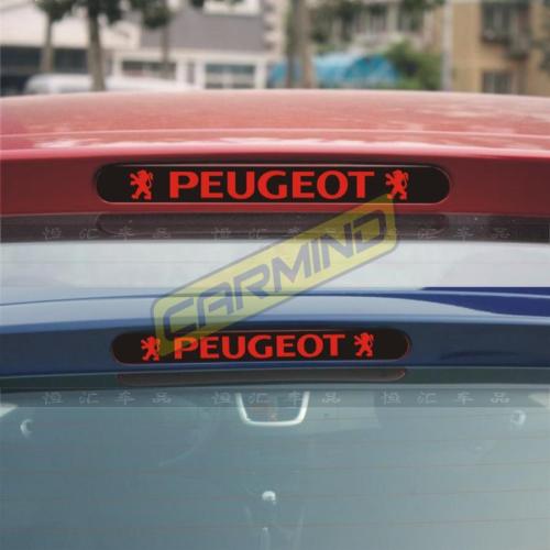 Peugeot 206 Karbon Arka Fren Stop Lambası Sticker