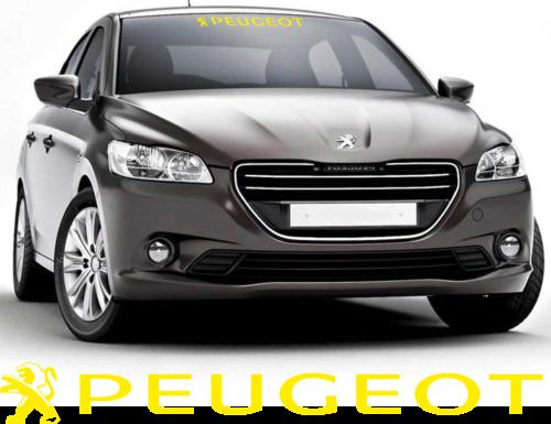 Peugeot Ön Cam Oto Sticker