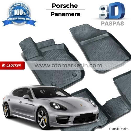 Porsche Panamera 3D Havuzlu Paspas