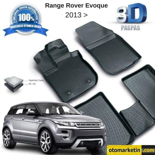 Range Rover Evoque 3D Havuzlu Paspas