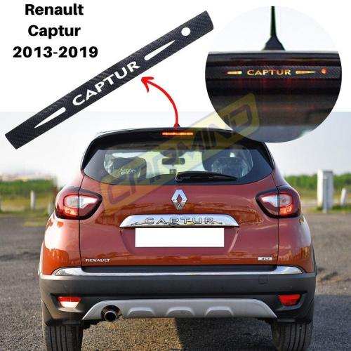 Renault Captur Karbon Arka Fren Stop Lambası Sticker 2013-2019