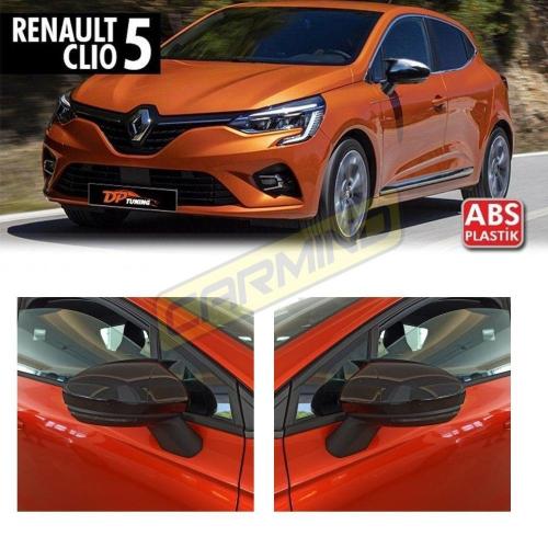 Renault Clio 5 Batman Yarasa Ayna Kapağı Piano Black 2019-