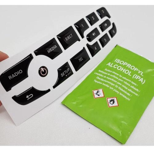 Renault Fluence Touch Plus Teyp Tuş Takımı Kaplama 2009-2016