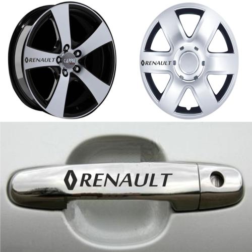 Renault Kapı Kolu Jant Sticker (10 Adet)