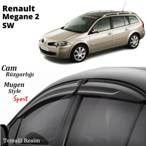Renault Megane 2 SW Cam Rüzgarlığı