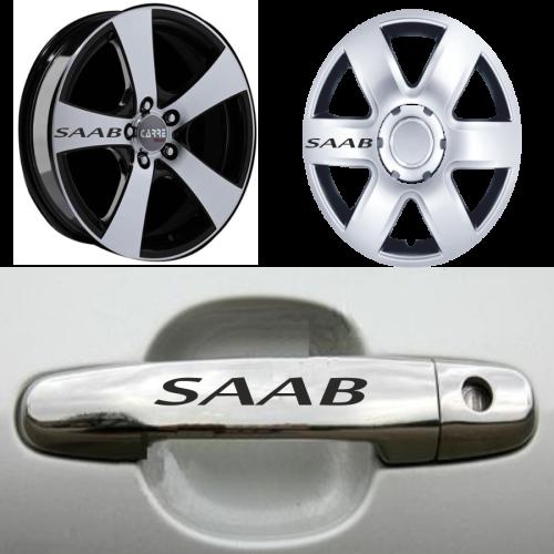 Saab Kapı Kolu Jant Sticker (10 Adet)