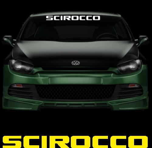 Scirocco Ön Cam Oto Sticker