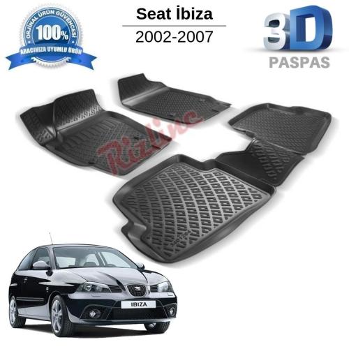 Seat İbiza 3D Havuzlu Paspas 2002-2007