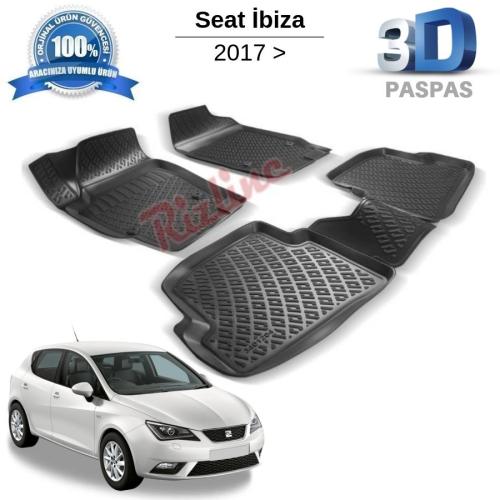 Seat İbiza 3D Havuzlu Paspas 2017-