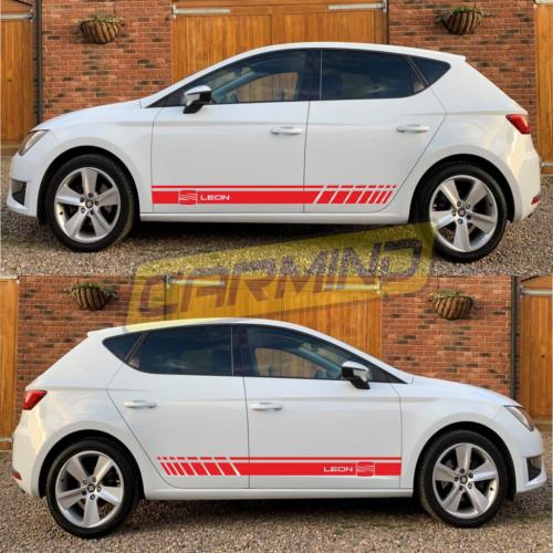 Seat Leon Yan Şerit Sticker 2013-2019