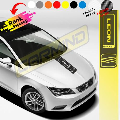 Seat Leon Kaput Şerit Sticker