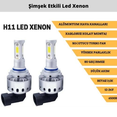 BYX H11 Kablosuz 6500K Led Xenon