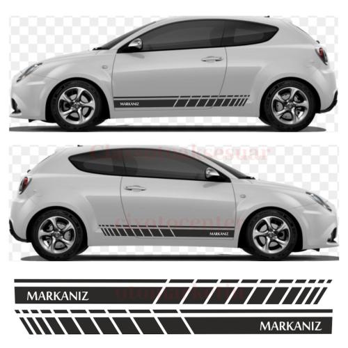 Size Özel Yan Şerit Oto Sticker