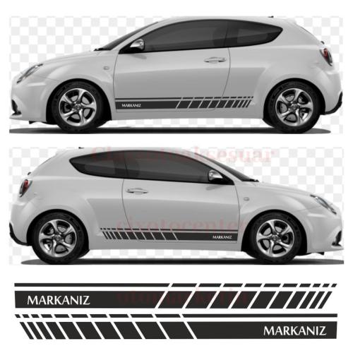 Size Özel Yan Şerit Oto Sticker