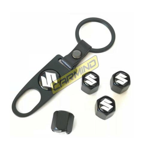 Suzuki Metal Sibop Kapağı Anahtarlık Seti (Siyah)