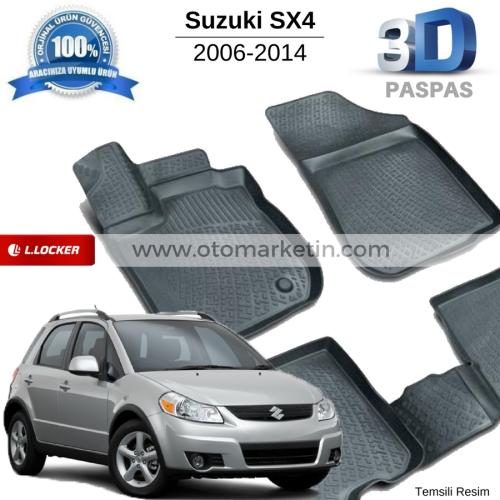 Suzuki SX4 3D Havuzlu Paspas 2006-2014