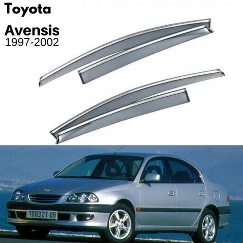 Toyota Avensis 1997-2002 Krom Çıtalı Cam Rüzgarlığı
