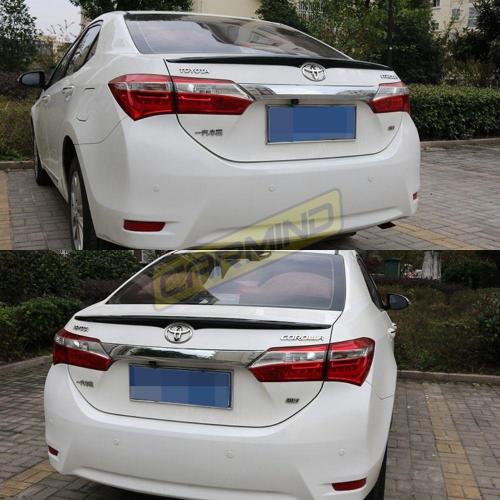 Toyota Corolla Bagaj Üstü Piano Black Spoiler 2013-2017 (İthal)