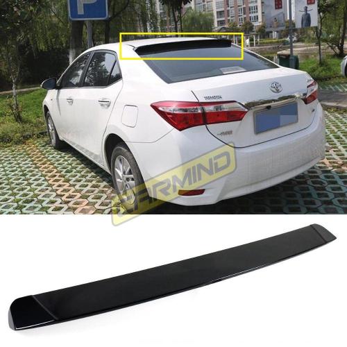 Toyota Corolla Cam Üstü Piano Black Spoiler 2013-2018