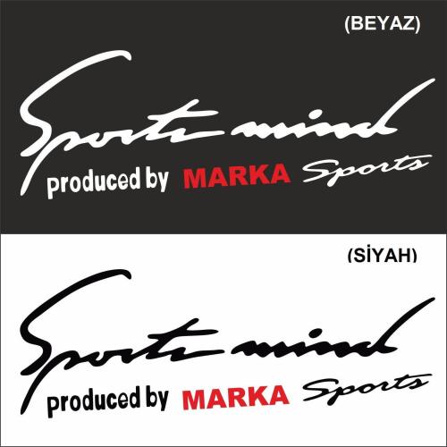 Volkswagen Caravelle Sports Mind Far Üstü Oto Sticker