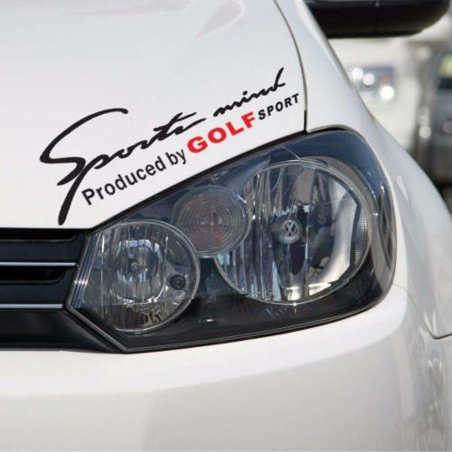 Volkswagen Golf Sports Mind Far Üstü Oto Sticker