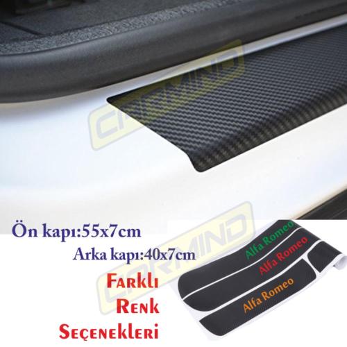 Volkswagen Transporter Karbon Kapı Eşiği Sticker (4 Adet)