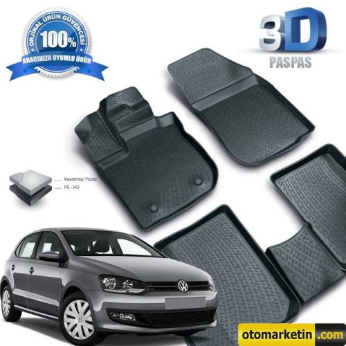 Volkswagen Polo 3D Havuzlu Paspas 2009-2016