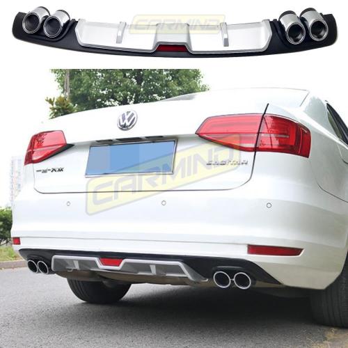 Volkswagen Jetta Çift Egzoz Görünümlü Difüzör Gri