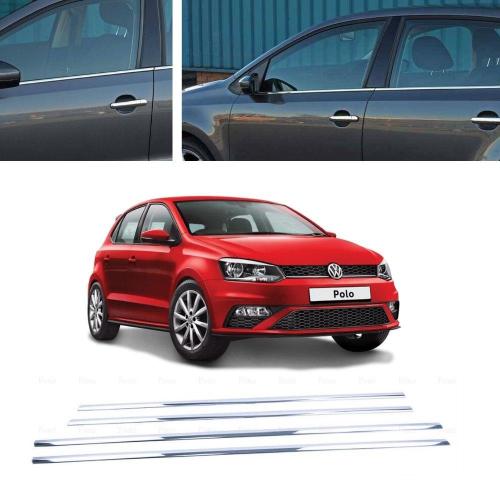 Volkswagen Polo Krom Cam Çıtası 2009-2017 (4 Parça)