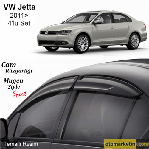 Volkswagen Jetta Mugen Cam Rüzgarlığı 2011-