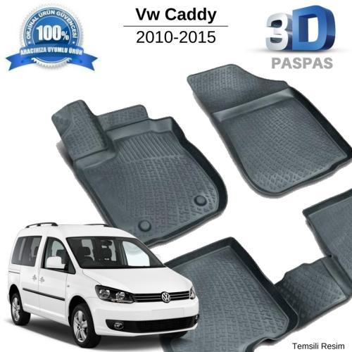 Vw Caddy 3D Havuzlu Paspas 2010-2015