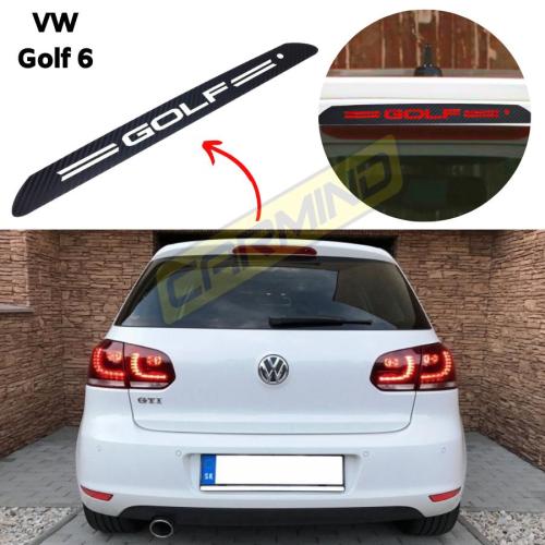 Vw Golf 6 Karbon Arka Fren Stop Lambası Sticker