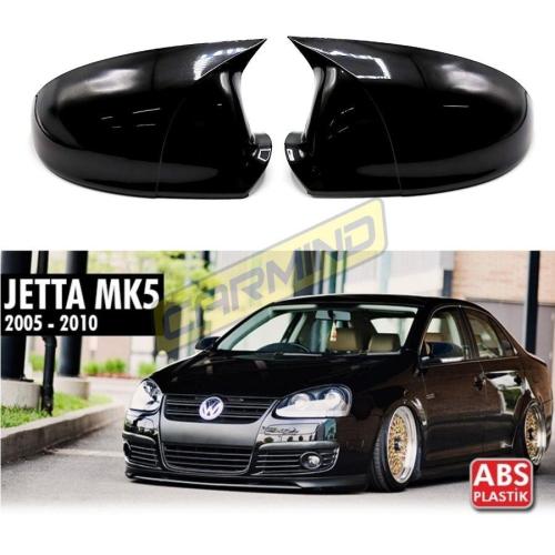 Vw Jetta MK5 Batman Yarasa Ayna Kapağı Piano Black 2005-2010