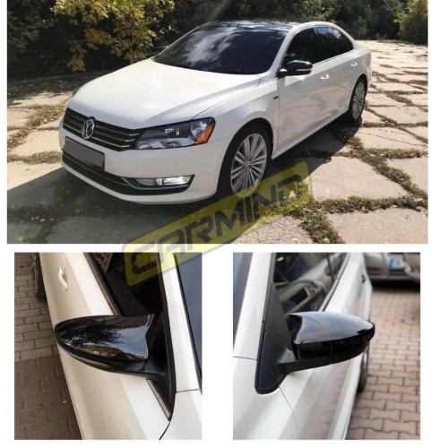 Vw Passat B7 Batman Yarasa Ayna Kapağı Piano Black