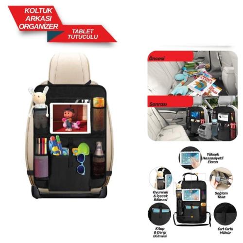 Carmind Koltuk Arkası Tablet Uyumlu Organizer 1 Adet