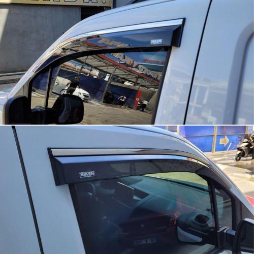 Citroen Berlingo Krom Çıtalı Cam Rüzgarlığı 2018-2025 (2 li)