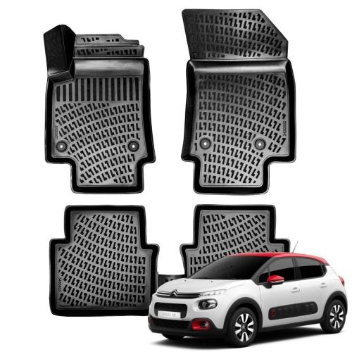 Citroen C3 Aircross 3D Havuzlu Paspas 2017-