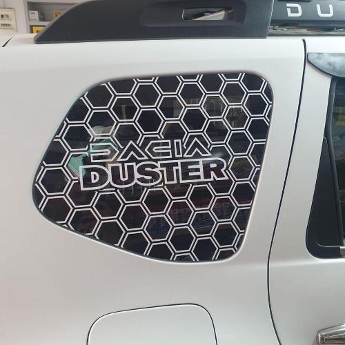 Dacia Duster Kelebek Cam Petek Sticker 2010-2017
